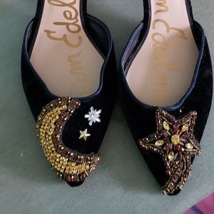 Sam Edelman Stars Moon beaded heels